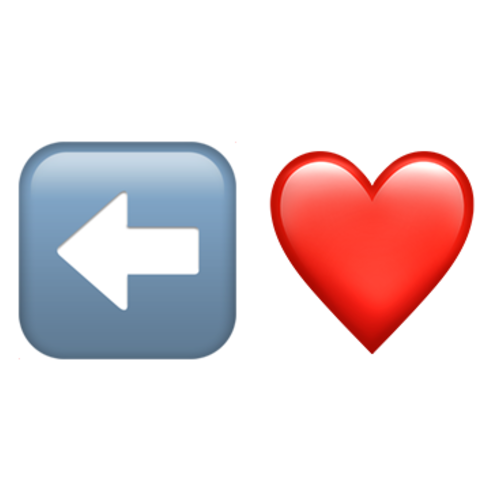 ⬅❤ Emoji Domain iOS rendering